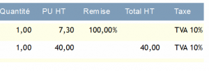 Remise 100%