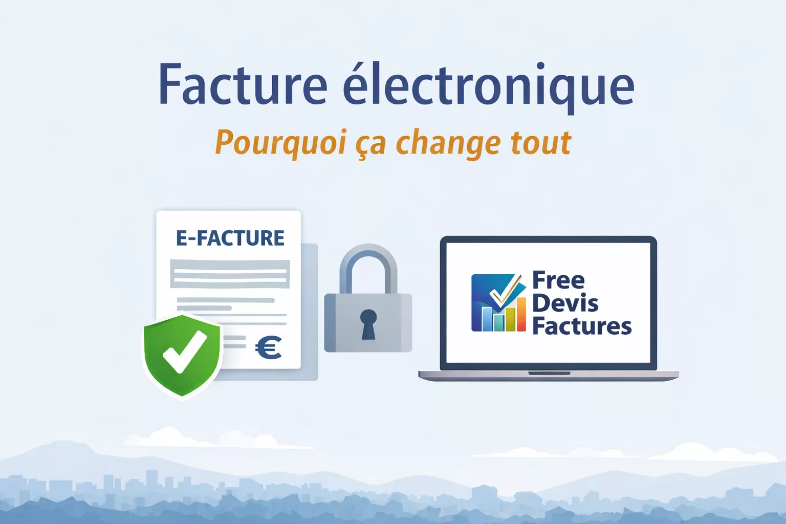 Facture électronique et finalisation des factures dans Free Devis Factures pour respecter les obligations légales